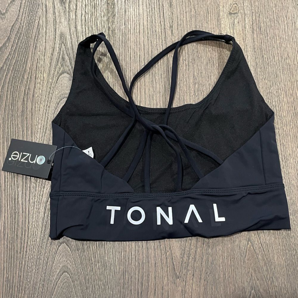 NWT Onzie x Tonal Sacred Strappy Sports Bra Black Size XL - Picture 2 of 5